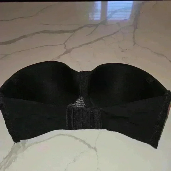 Calvin Klein Seductive Comfort Customized Lift Strapless Bra Black Size 32DD - Picture 2 of 8